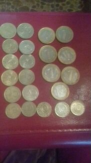 Монеты Доминиканы,Болгарии, евроценты