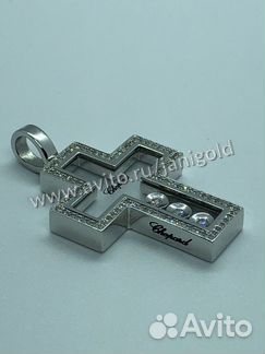 Золотой крест с бриллиантами Шопард