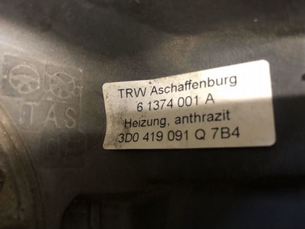 Руль с подогревом VW Phaeton Touareg 3D0419091Q