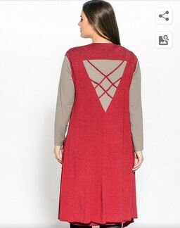 Костюм: платье + жилет 60 размер