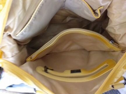 Сумка яркая канареечная