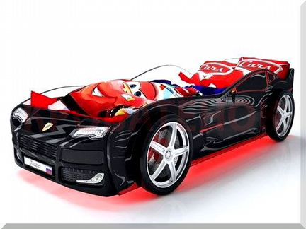 Детская кровать машина