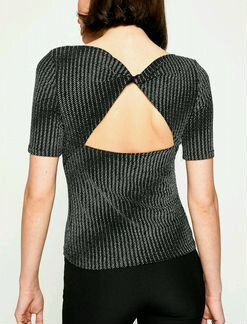 Блузка с металлическим блеском Новая