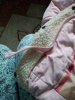 Куртка теплая осень. на девочку. 134рост