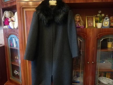 Пальто шерстяной Zara