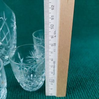 Графин и 6 рюмок хрусталь