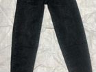 Новые джинсы для беременных чёрные (черно- серые)