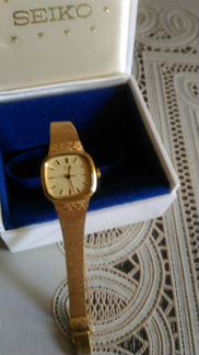Продам часы новые японские пoзолоченные Seiko