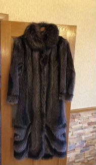 Шуба из енота