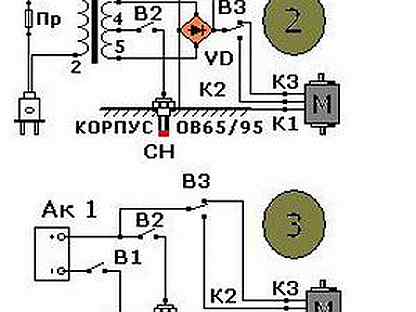 Схема подключения ов 65 дизельная 24в