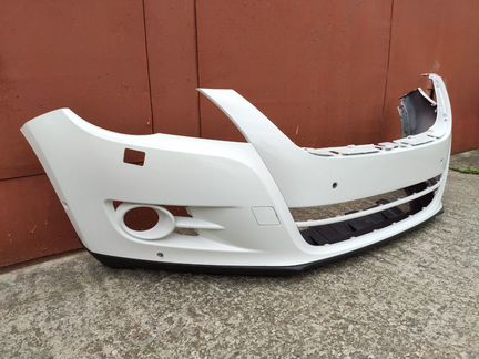 Бампер Volkswagen Tiguan передний белый 07-11