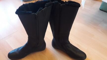 Сamper сапоги зима кожа мех натуральные