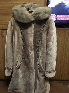 Шуба мутон/ норка/каракульча
