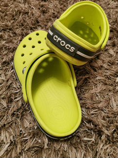 Сабо Crocs J3 жёлтые