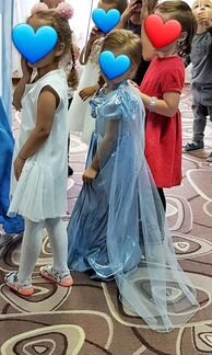 Платье Эльзы новогоднее