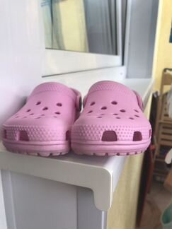 Crocs kids розовые размер С7/24