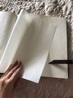 Кожаный фотоальбом ручной работы Макей