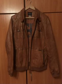 Pepe Jeans Кожаная мужская куртка