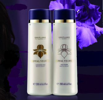 Очищающее молочко+ смягчающей гель Royal Velvet