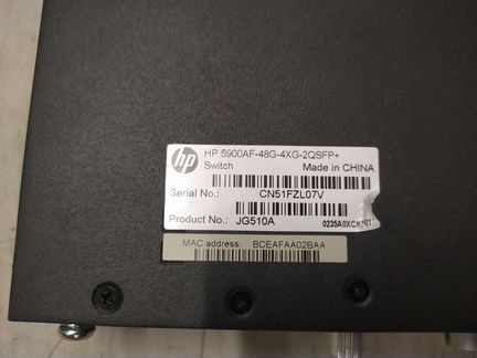 Коммутатор HP 5900af