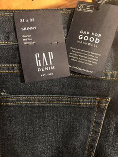 Джинсы мужские новые GAP skinny, gapflex