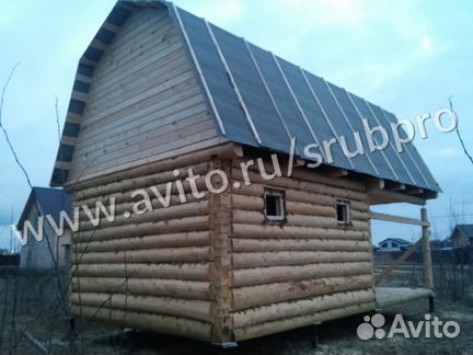 Сруб бани
