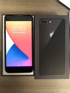 iPhone 8plus grey 256gb рст