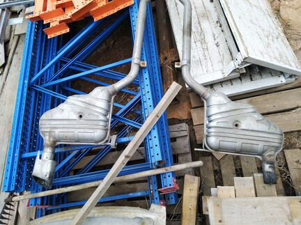 Глушитель в сборе Mercedes X164 OM642