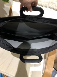 Папка brauberg Портфель пластиковый А4+, на молнии