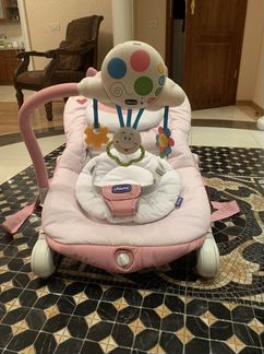 Шезлонг кресло качалка Chicco Balloon