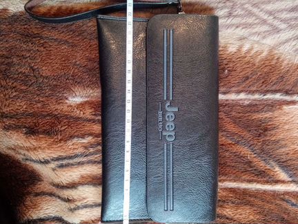 Кожанный клатч под Автодокументы