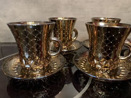 Кофейный сервиз (позолоченный)