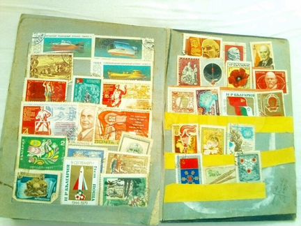Огромная коллекция старых марок