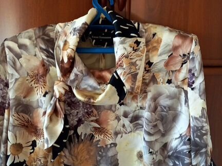 Блуза женская с шалькой р. 54-56