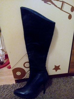 Кожаные демисезонные сапоги Berkonty