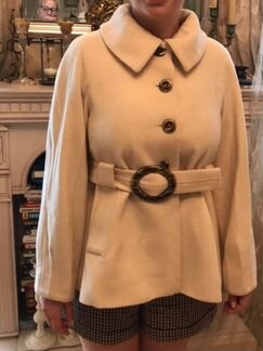 Пальто белое