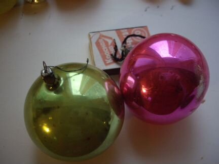 Елочные игрушки винтаж СССР 50-е