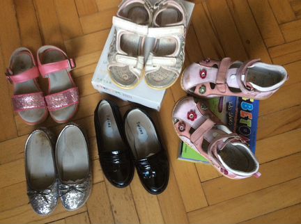 Сандали Bebetom,Прыг Скок,туфли серебро и чёрные