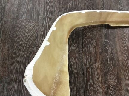 Юбка заднего бампера Тойота Ленд Круизер 100