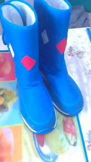 Сапоги дутики меховые демисезонный новые