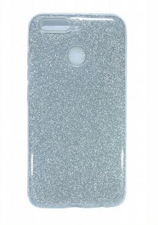 Чехол-накладка для huawei Honor 8 Pro/V9 jzzs Shinny 3в1 TPU серебро