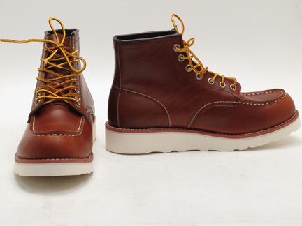 Ботинки red wing shoes 8875 red brown beige2