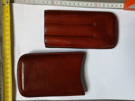 Портсигар Piquardo из натуральной кожи с гильотино