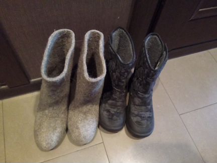 Валенки финские и русские р.35