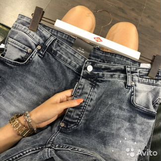 Джинсы Dsquared2 cotton синие