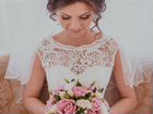 Свадебное кружевное платье объявление продам