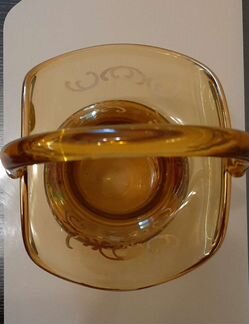 Новая корзинка-конфетница Богемия Амбер