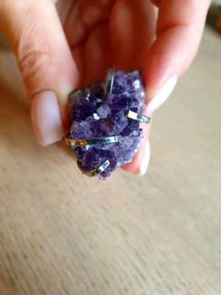 Кольцо с аметистом