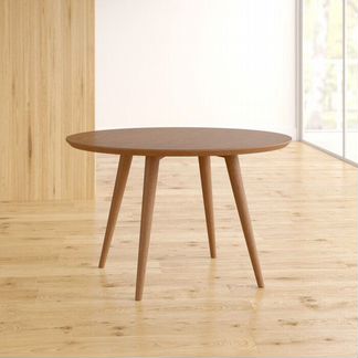 Обеденный круглый стол в стиле midcentury