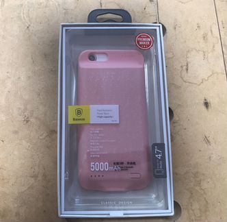 Чехол аккумулятор Baseus 5000 mAh для iPhone 6/6s